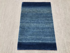 Loribaft Tappeto 140 x 90 Blu (Iran) Annodato A Mano