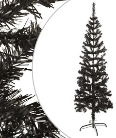 Albero Di Natale Sottile Nero 150 Cm /