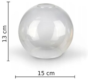 Applique STAR 1xE27/60W/230V nero/limpido