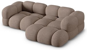 Divano angolare marrone (con penisola a destra/con chaise lounge) Loretto – Cosmopolitan Design