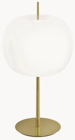 Lampada da tavolo in vetro soffiato con luce regolabile Kushi