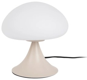 Lampada da tavolo grigia (altezza totale 21 cm) Hongo – Leitmotiv