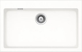 Lavello integrato 1 vasca in quarzo bianco SCHOCK Primus N100XL L 50 x L 79 cm