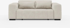 Monarch Divano con Relax Elettrico per allungamento sedute e Poggiatesta Reclinabile in tessuto morbido smacchiabile T31