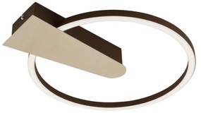 Plafoniera LED Nico Ø 29.5 cm dorato IP20, 980 lumen