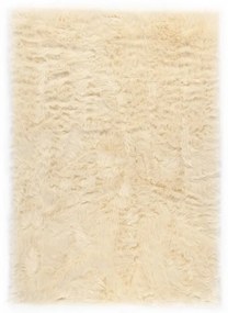 Tappeto Shaggy plush bianco, L 200 x L 140 cm