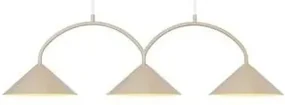 Curve 3 Lampada a Sospensione Beige - Globen Lighting