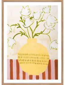 Dipinto 52x72 cm Yellow Vase - Malerifabrikken