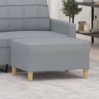 Poggiapiedi Grigio Chiaro 70x55x41 cm in Tessuto cod mxl 71857