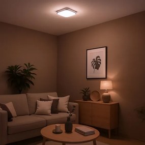 Plafoniera LED NEMO LED/11W/230V 26x26 cm finitura cromata lucida