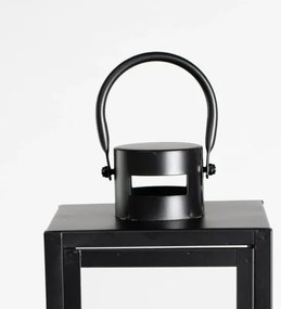 Lanterna decorativa 38 cm nera
