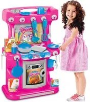 Cucina Giocattolo per Bambini Modello Unicorno con Accessori Gioco Idea Regalo