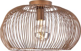 Plafoniera industriale in rame 40 cm - Finn