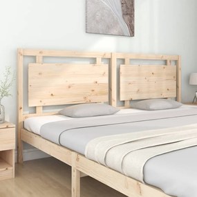 Testiera per letto 205,5x4x100 cm in legno massello di pino