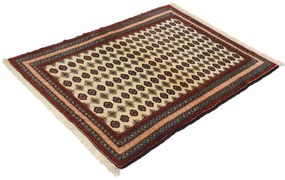 Turkmen Tappeto 140x110 (Iran) Annodato A Mano