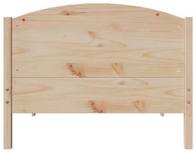 Letto senza materasso 90x190 cm in legno massello di pino