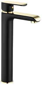 Rubinetto da lavabo Rea Bloom Black Gold high