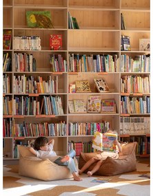 Pouf a sacco per bambini marrone con rivestimento in velluto a coste Chair – Wigiwama