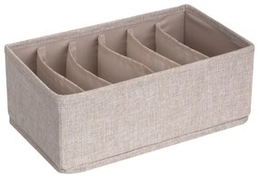 Organizzatore per cassetti beige con scomparti Cassetto, 16,5 x 11 cm - Bigso Box of Sweden