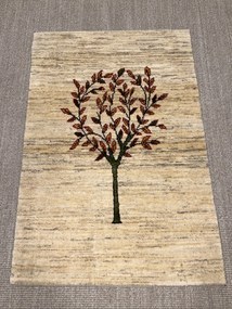 Gabbeh Tappeto persiano 120 x 80 Beige (Iran) Annodato A Mano
