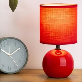 Atmosphera - Lampada da tavolo TIMÉO 1xE14/60W/230V rossa