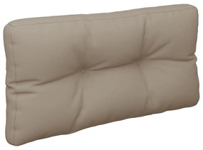 Cuscino per Pallet Tortora 80x40x12 cm in Tessuto