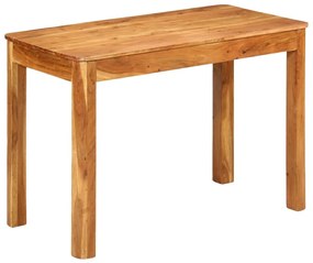 Tavolo da Pranzo 110x55x76 cm Legno Massello di Acacia