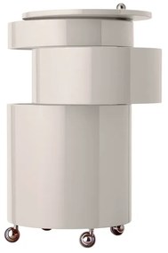 Barboy High Gloss Tavolino Creamy White - Verpan