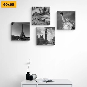 Set di quadri – Città e cartoline storiche