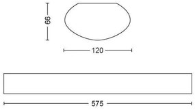 Philips 31248/31/P0 - Lampada tecnica LED AQUALINE LED/24W/230V IP65