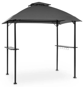 blumfeldt Steakhouse al Sur Gazebo 244x260x152cm 160 g Acciaio grigio