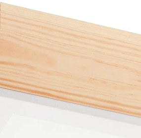 Plafoniera NATURAL SQUARE 2xE27/15W/230V 31x31 cm pino/bianco