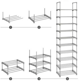 Scarpiera BOXIFY grigia