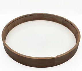 Brilagi - Plafoniera LED CARVALHO 4xE27/60W/230V finitura rovere ciliegio Ø 57,5 cm