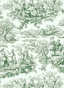 Little Greene Tapete Lovers Toile - Puck