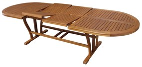 GENIUS - tavolo da giardino allungabile in legno massiccio di acacia