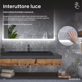 Specchio con luce LED F3
