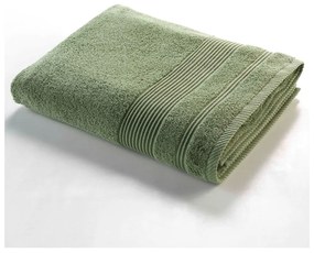 Asciugamano in spugna di cotone kaki 90x150 cm Tendresse - douceur d'intérieur