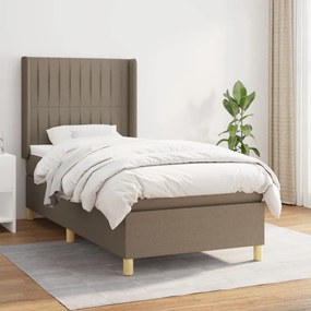 Giroletto A Molle Con Materasso Tortora 100x200 Cm İn Tessuto /