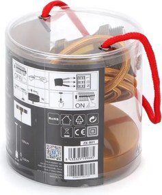 Aigostar - Cavo di alimentazione 1xE27/60W/230V oro