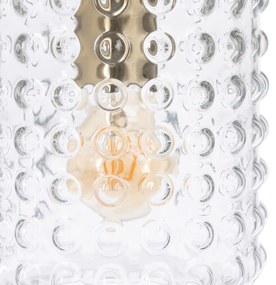 Lampadario Cristallo Metallo 16 x 16 x 28 cm