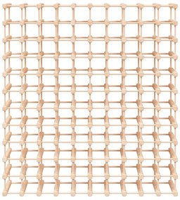 Portabottiglie vino 120bottiglie 112,5x23x123,5cm massello pino