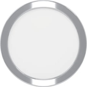 Eglo 901762 - Plafoniera LED per bagno FUEVA LED/7,5W/230V Ø16,6 cm IP44 cromo