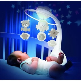 Infantino - Giostrina 3 in 1 con melodia, 3xAAA, marrone