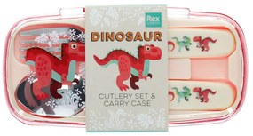 Posate per bambini in acciaio inox 2 pz Baby Dinos – Rex London