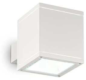 Applique Moderna Snif Square Alluminio Bianco 1 Luce G9 3W 3000K Luce Calda