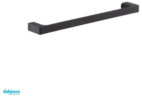 Portasalviette a Parete 45 Cm Gedy "Pirenei" Nero Opaco