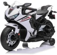 Moto Elettrica per Bambini 12V con Licenza Honda CBR 1000RR Bianca