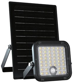 Faretto solare LED dimmerabile 10W 3,7V 4000/6000K IP65 con sensore + DO