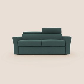Avalon divano letto 100% ecosostenibile con materasso alto 18 cm in tessuto smacchiabile T05